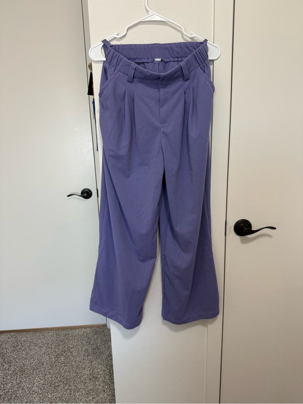 HALARA Lavender Wide Leg High Waist Pants
